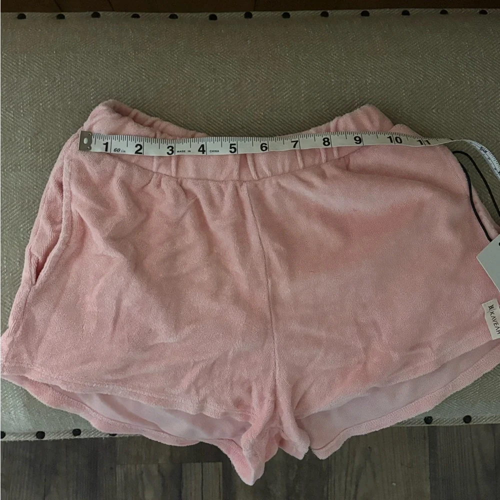 NWT Kaveah Girls' Terry Pocket Shorts | Size 8-10